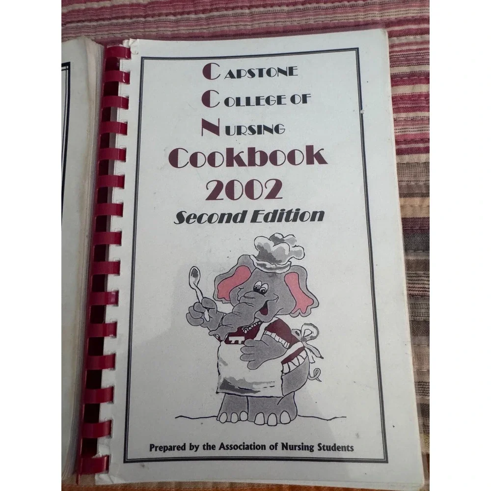 Capstone College of Nursing Cookbook 2001 2002 First Second Edition Set Alabama